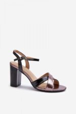 Sandále na opätkoch model 198678 Step in style – Obrázok 2