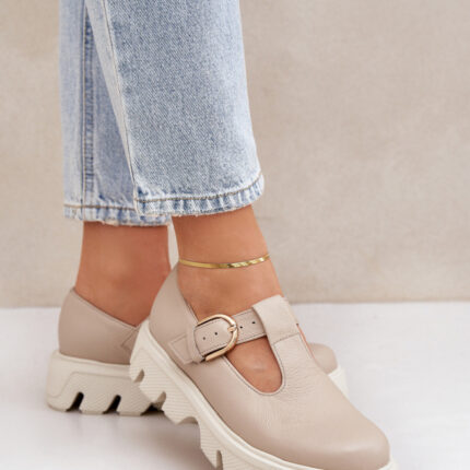 Poltopánky na platforme model 208333 Step in style