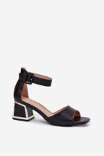 Sandále na opätkoch model 213930 Step in style – Obrázok 2