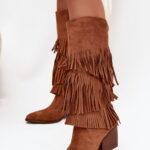 Čižmy na vysokom opätku model 217823 Step in style