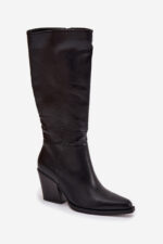 Čižmy na vysokom opätku model 221156 Step in style – Obrázok 2