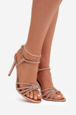 Sandále na opätkoch model 222733 Step in style