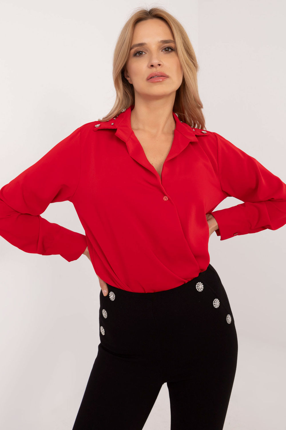 1048861 Tričko s dlhým rukávom model 203400 Italy Moda – Obrázok 1