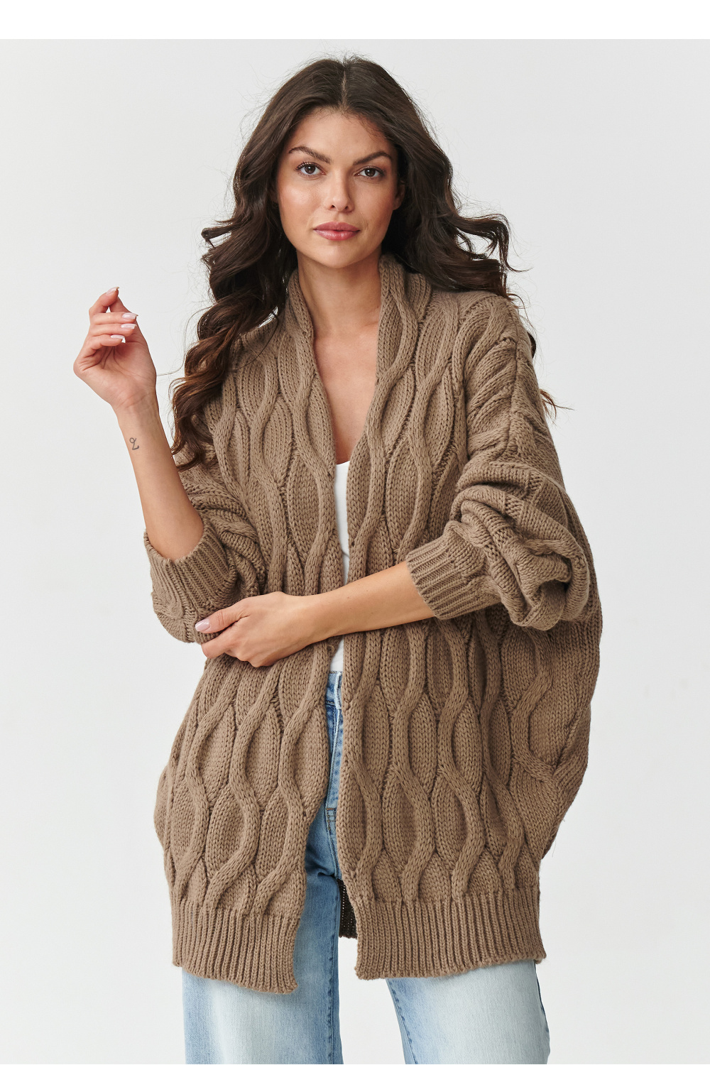 1091418 Kardigán model 217408 Makadamia – Obrázok 1