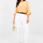 zamatové nohavice model 224384 Italy Moda