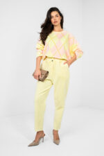 zamatové nohavice model 224840 Italy Moda