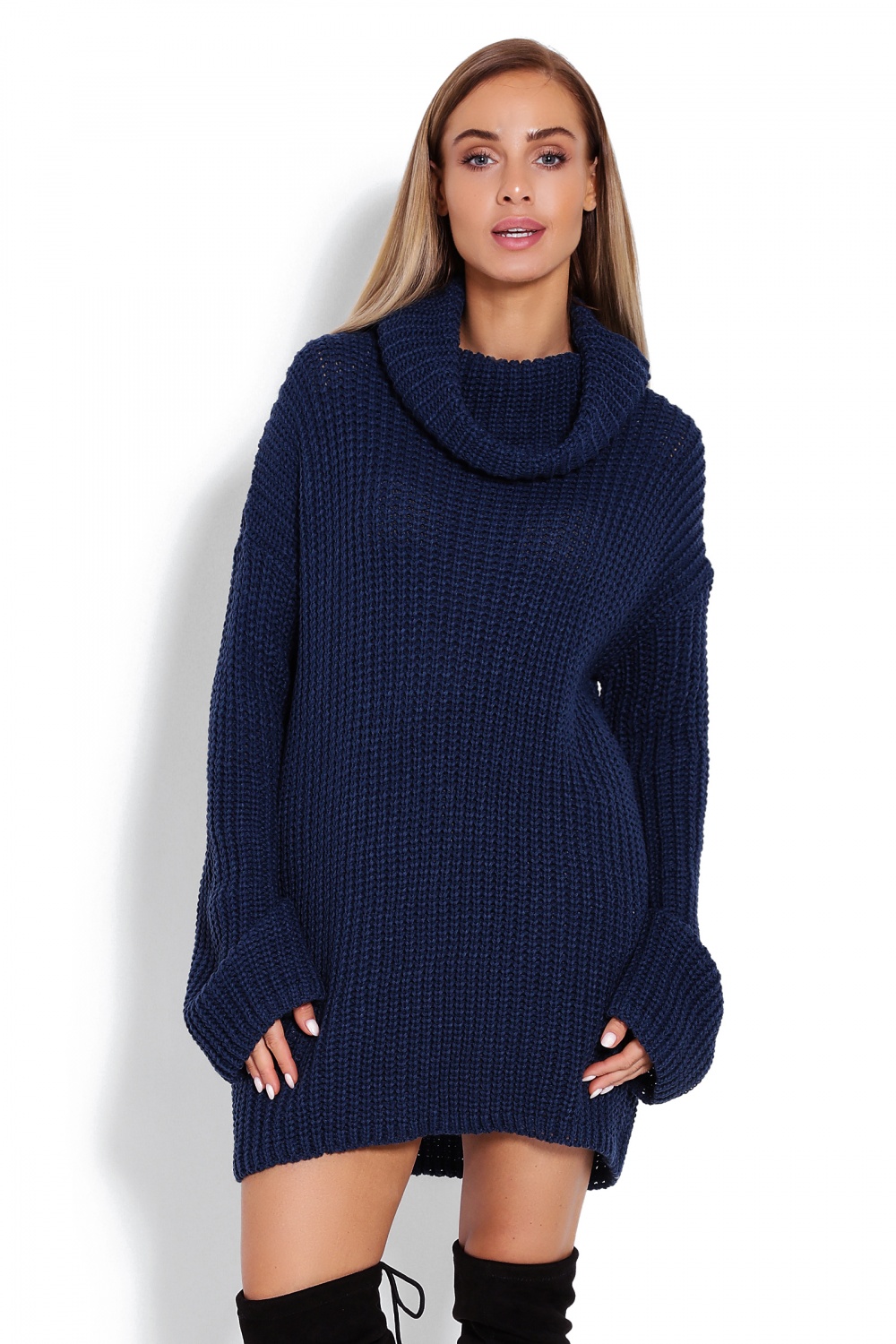 820129 Dlhý sveter model 122930 PeeKaBoo – Obrázok 1